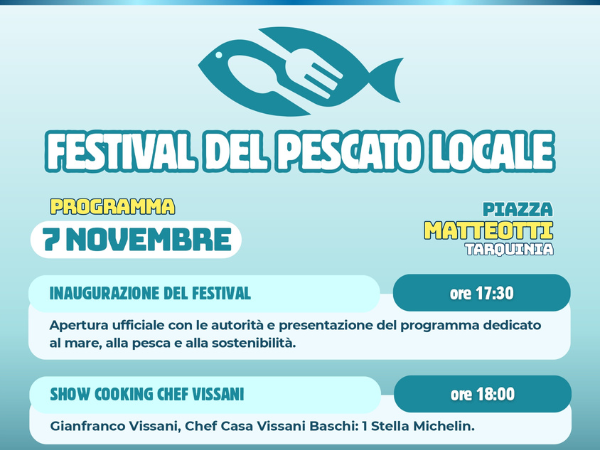 FISH HERITAGE – Programma 7 Novembre